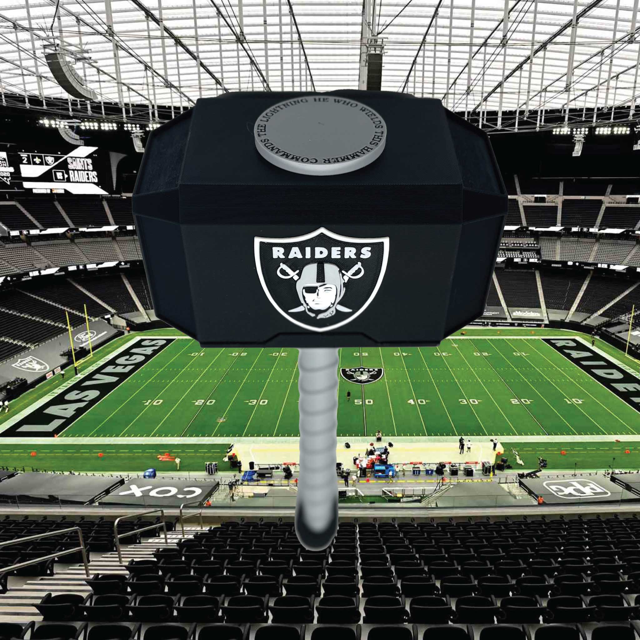 3D Printed Cosplay NFL Hammer from Thor