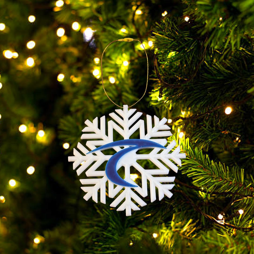 SURF Soccer Snowflake Ornament – 3D Printed Holiday Edition