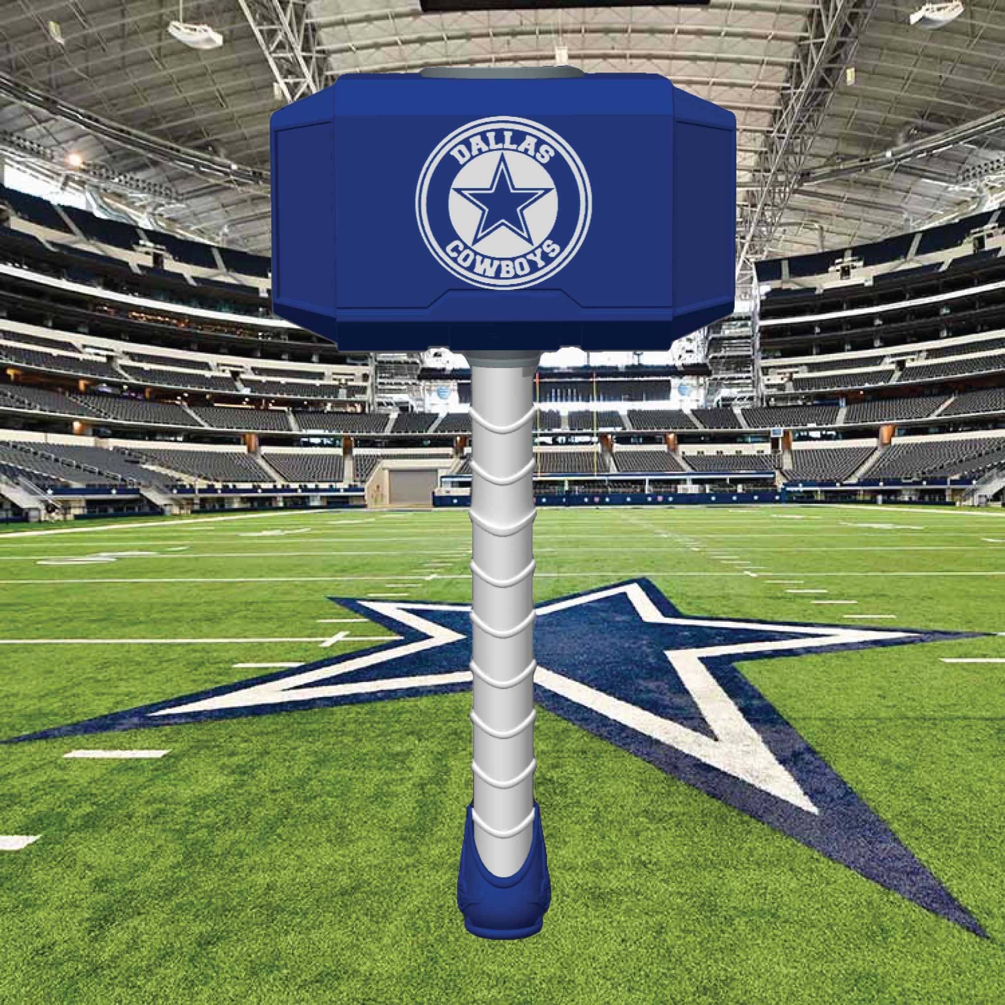 3D Printed Cosplay NFL Hammer from Thor