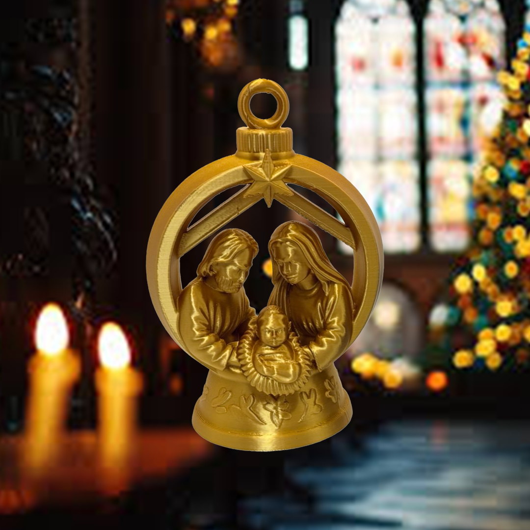 Nativity Christmas Ornament (3D Printed PLA)