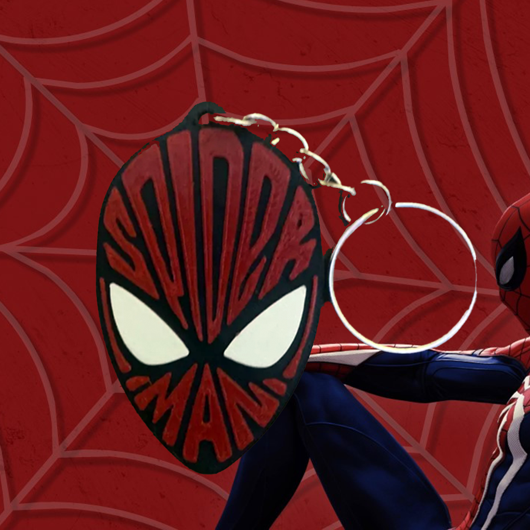 Spider-Man 3D Printed Keychain