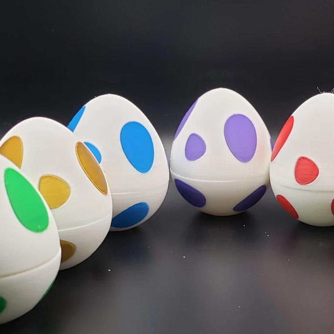 Super Mario Yoshi Easter Egg – 3D Printed